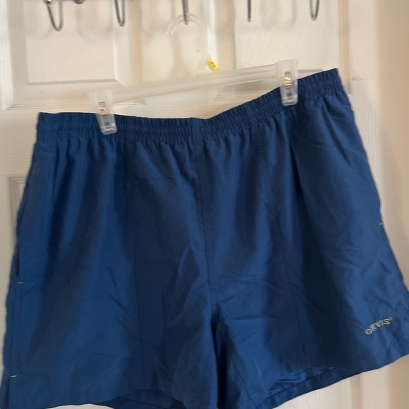 Men’s size X-Large, blue, lightweight, Orvis shorts with pockets - Picture 2 of 5